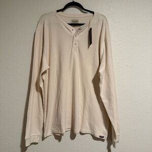 Devil Dog Dungarees Cream Long Sleeve Men’s Shirt